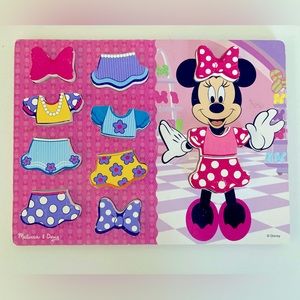 SOLD.  3 Disney Melissa Doug wood Puzzle Bundle